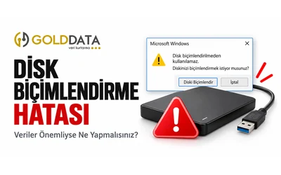 Disk Biçimlendirme Hatasında Ne Yapmalısınız?
