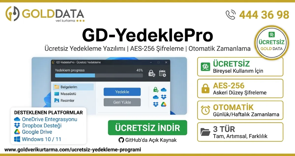 Ücretsiz Yedekleme Programı