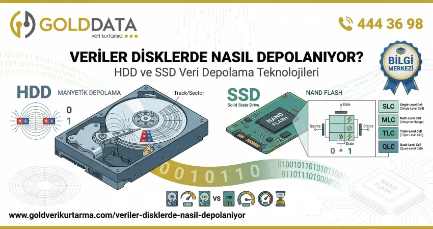 Veriler Disklerde Nasıl Depolanıyor?