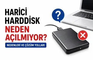 Harici Disk Neden Açılmıyor