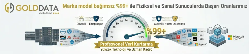 Fiziksel Sunucularda Veri Kurtarma Başarı Oranları