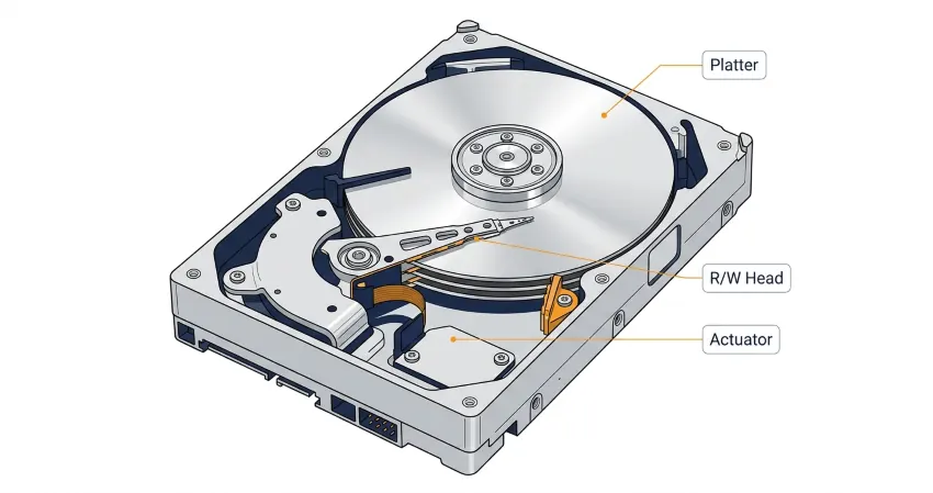 Harddisk HDD Nedir Ne İşe Yarar - GOLD DATA Blog Harddisk (HDD) Nedir - Sabit Disk Sürücüsü Yapısı ve Çeşitleri