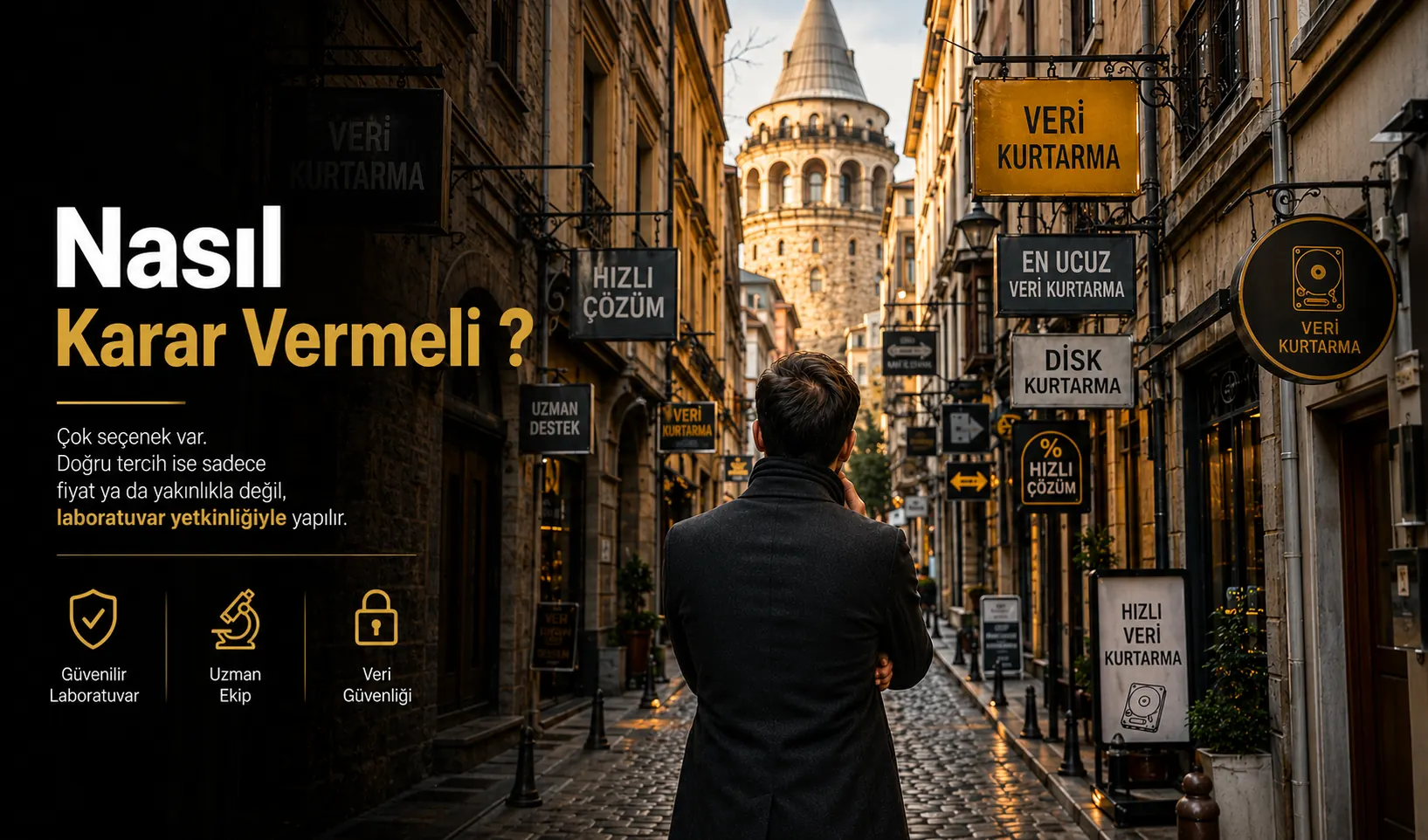 İstanbul Yenibosna'da GOLD DATA Veri Kurtarma Laboratuvarı