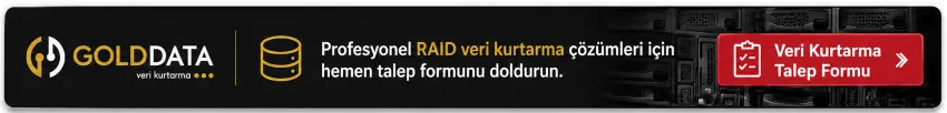 RAID veri kurtarma için ücretsiz analiz talep formunu doldurun