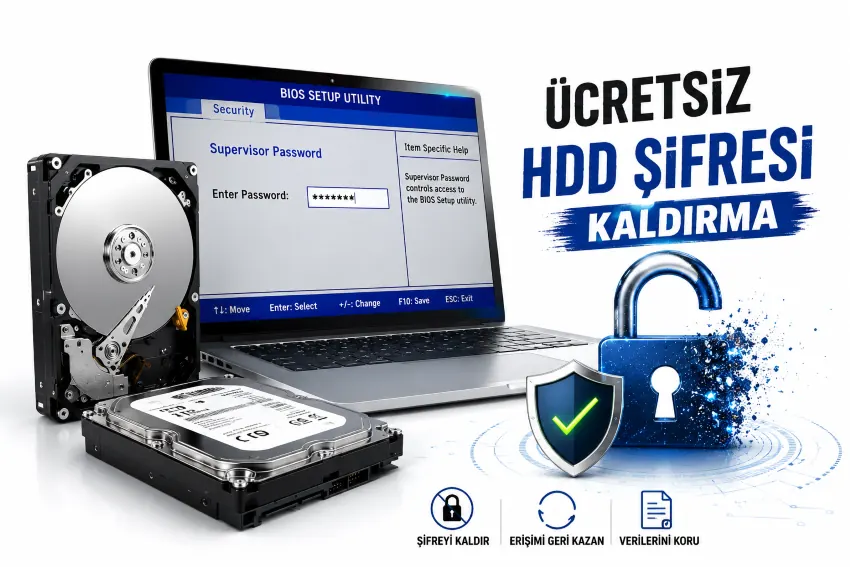 Ücretsiz HDD Şifresi Kaldırma Servisi
