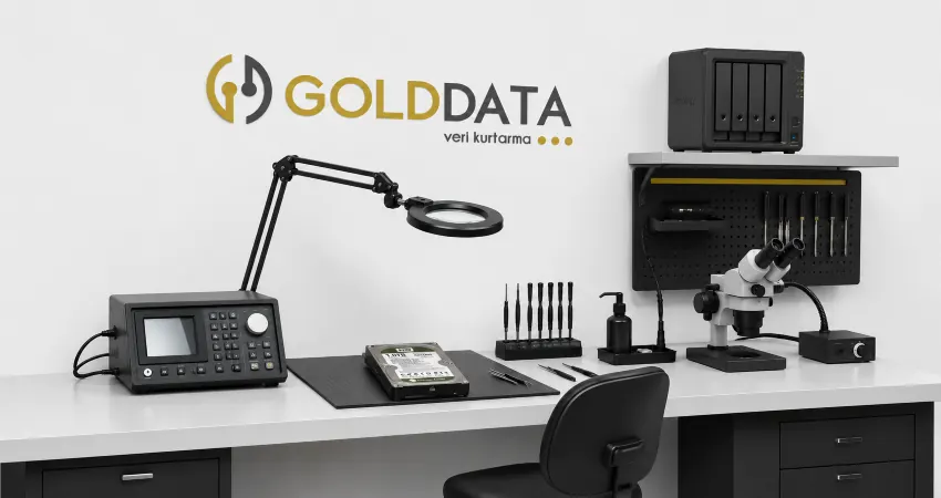 GOLD DATA Veri Kurtarma Merkezi - Profesyonel Laboratuvar Profesyonel veri kurtarma merkezi laboratuvarı ve ISO standartları