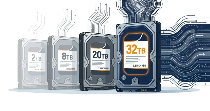 Yüksek Kapasiteli Disklerde Veri Kurtarma - 20TB ve Üzeri HDD