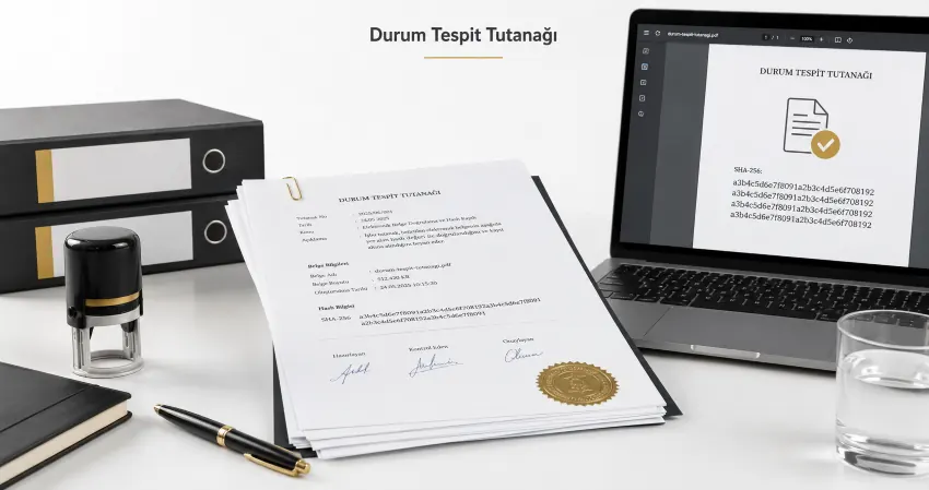 GOLD DATA zayi raporu hazırlanma süreci ve laboratuvar imaging istasyonu